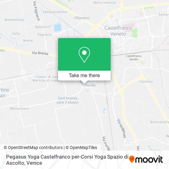 Pegasus Yoga Castelfranco per-Corsi Yoga Spazio di Ascolto map