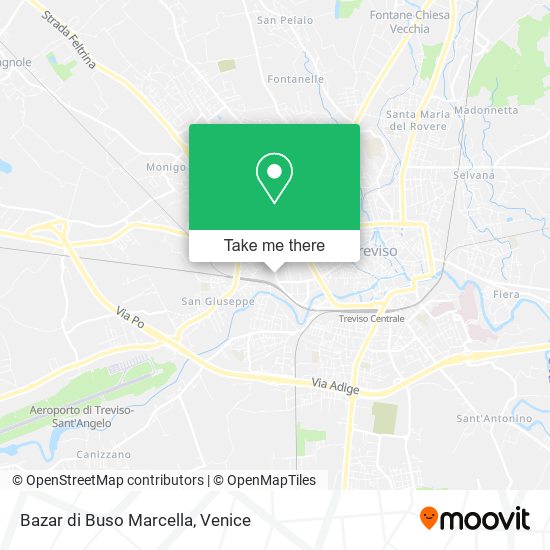 Bazar di Buso Marcella map