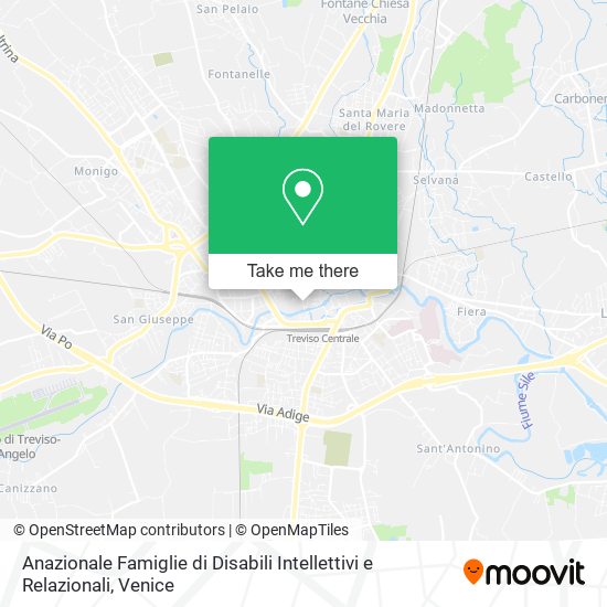 Anazionale Famiglie di Disabili Intellettivi e Relazionali map