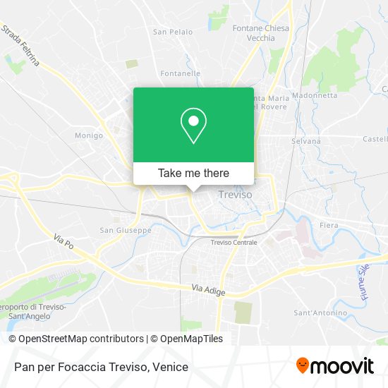 Pan per Focaccia Treviso map
