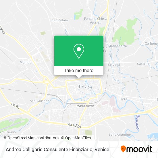 Andrea Calligaris Consulente Finanziario map