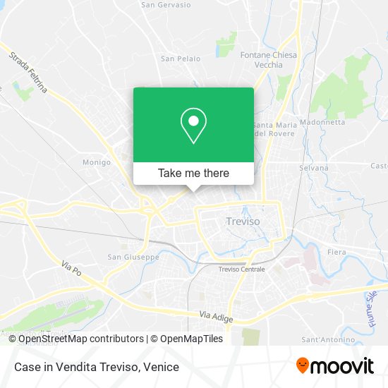 Case in Vendita Treviso map