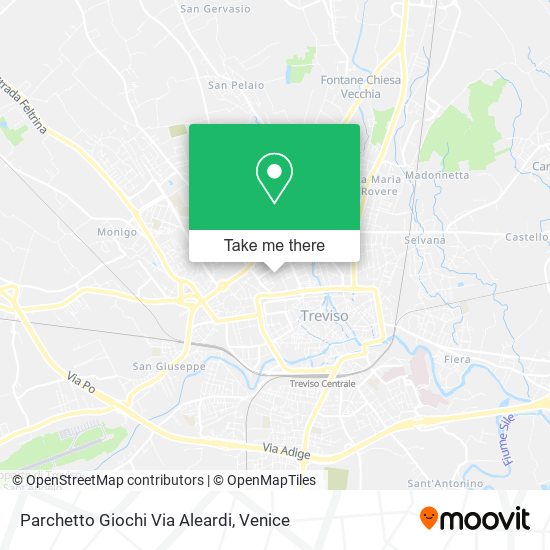 Parchetto Giochi Via Aleardi map