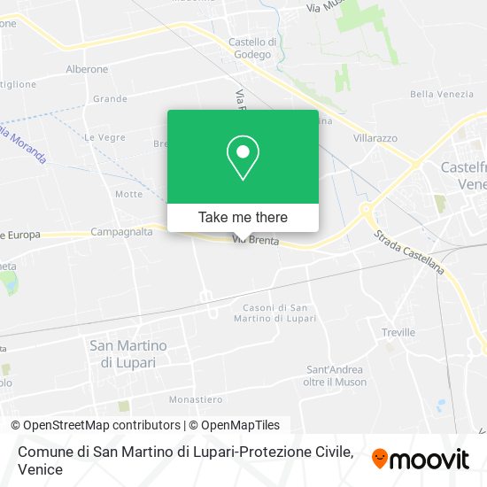 Comune di San Martino di Lupari-Protezione Civile map