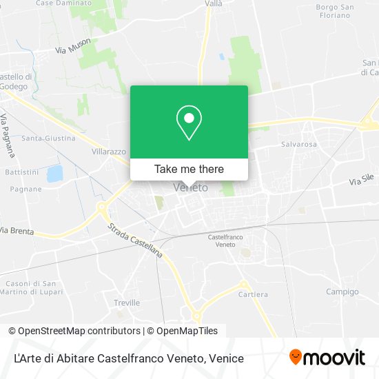 L'Arte di Abitare Castelfranco Veneto map