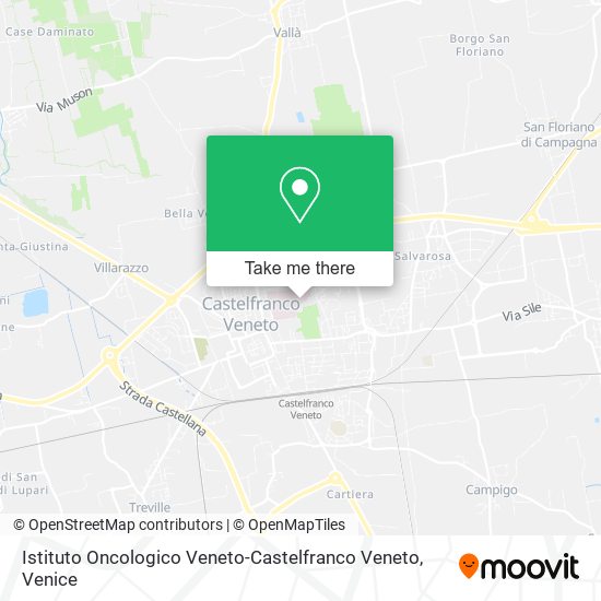 Istituto Oncologico Veneto-Castelfranco Veneto map
