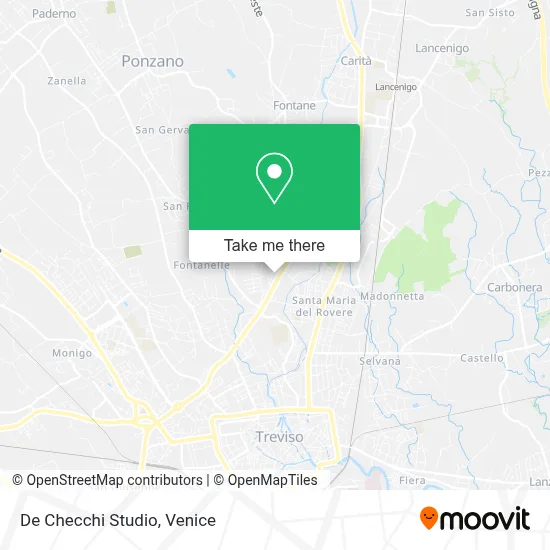De Checchi Studio map