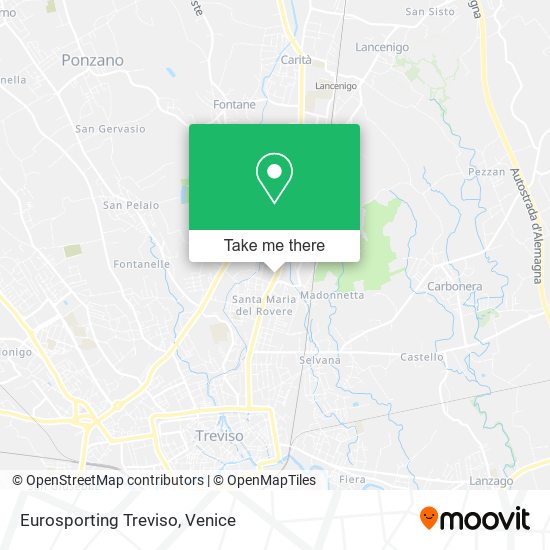 Eurosporting Treviso map