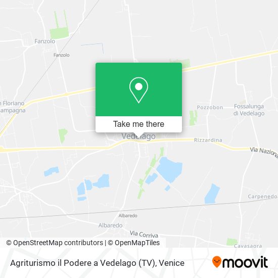 Agriturismo il Podere a Vedelago (TV) map