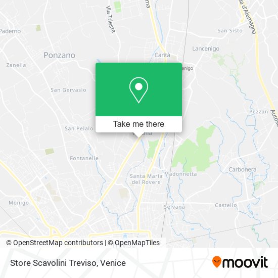 Store Scavolini Treviso map