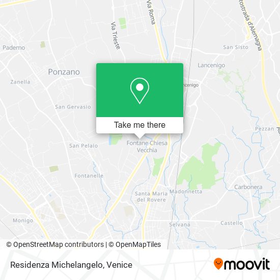 Residenza Michelangelo map