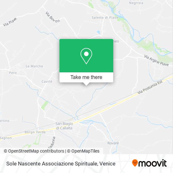Sole Nascente Associazione Spirituale map