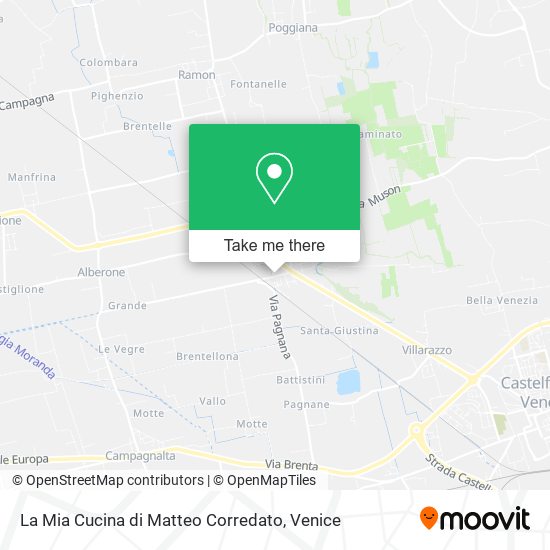 La Mia Cucina di Matteo Corredato map