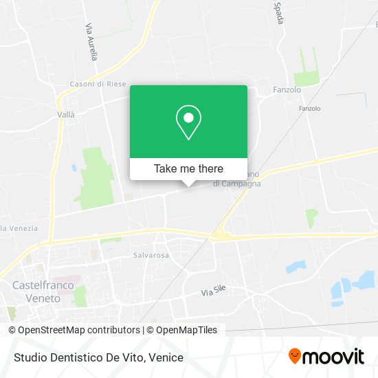 Studio Dentistico De Vito map