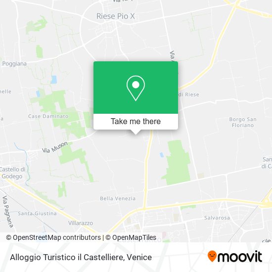 Alloggio Turistico il Castelliere map
