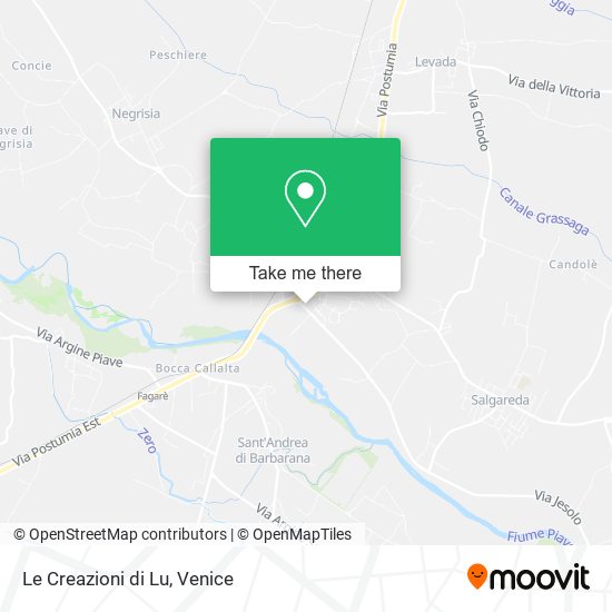 Le Creazioni di Lu map