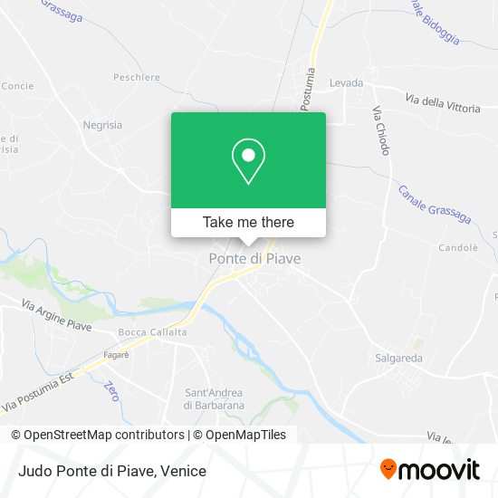 Judo Ponte di Piave map