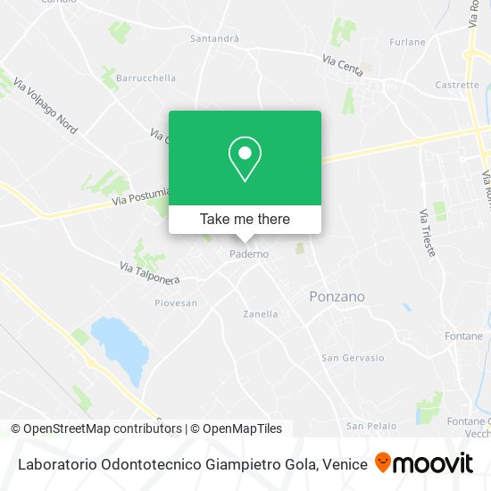 Laboratorio Odontotecnico Giampietro Gola map