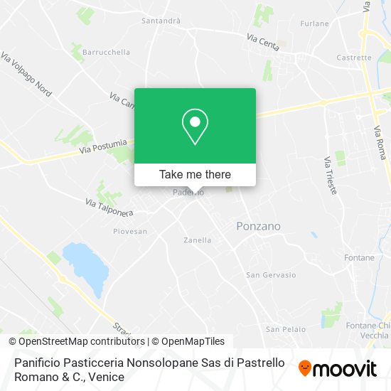 Panificio Pasticceria Nonsolopane Sas di Pastrello Romano & C. map