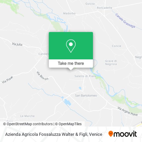 Azienda Agricola Fossaluzza Walter & Figli map