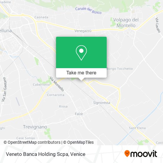 Veneto Banca Holding Scpa map