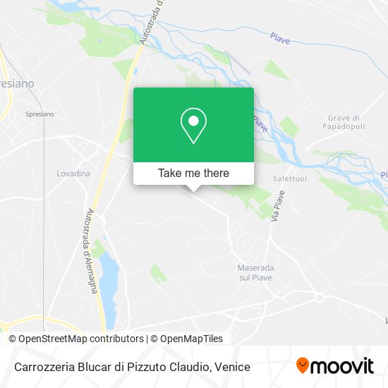 Carrozzeria Blucar di Pizzuto Claudio map