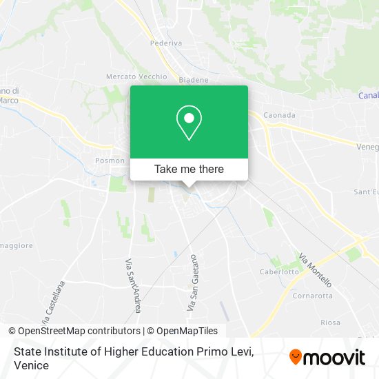 State Institute of Higher Education Primo Levi map