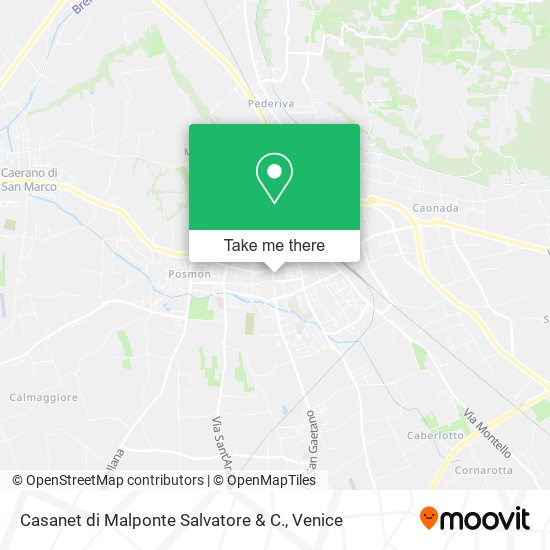 Casanet di Malponte Salvatore & C. map