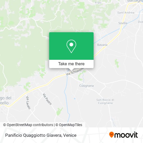 Panificio Quaggiotto Giavera map