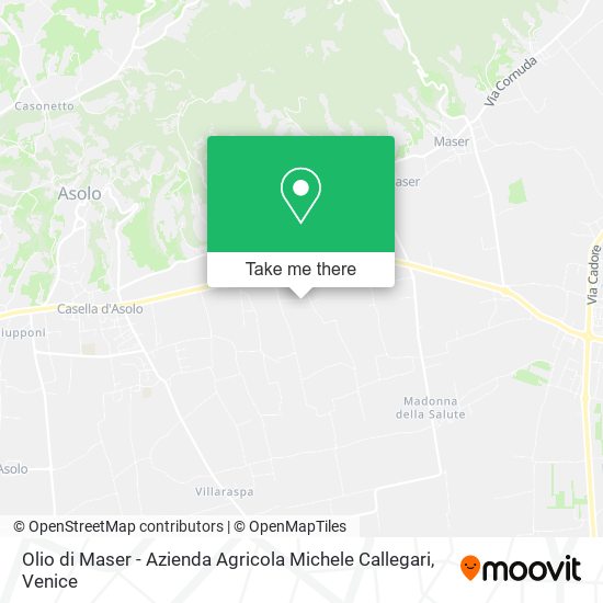Olio di Maser - Azienda Agricola Michele Callegari map