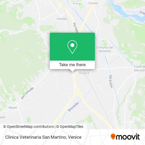 Clinica Veterinaria San Martino map