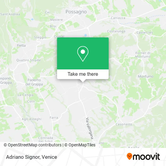 Adriano Signor map