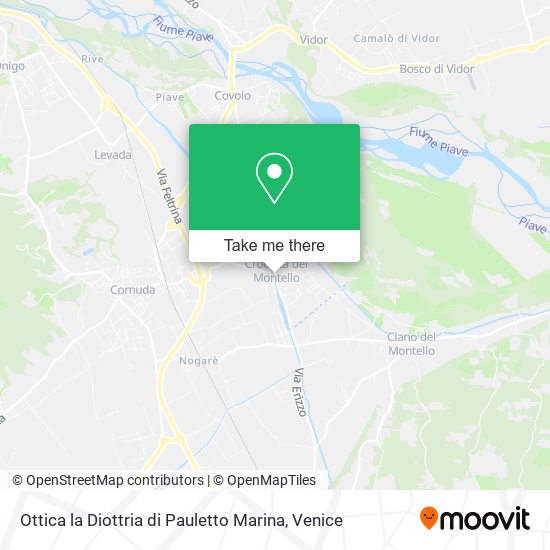 Ottica la Diottria di Pauletto Marina map