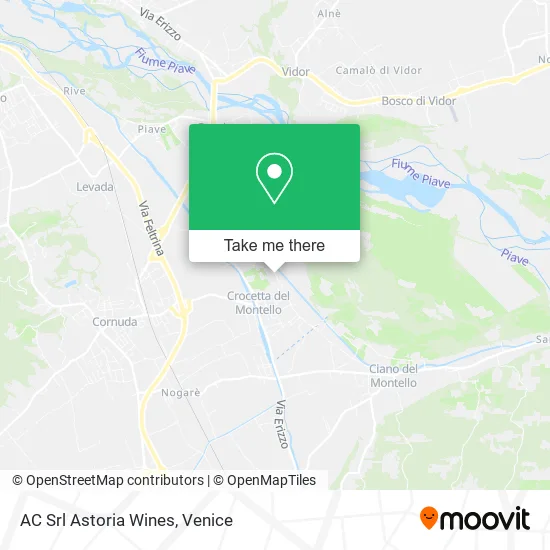 AC Srl Astoria Wines map