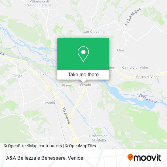 A&A Bellezza e Benessere map