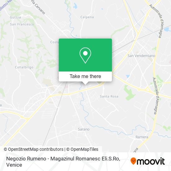 Negozio Rumeno - Magazinul Romanesc Eli.S.Ro map