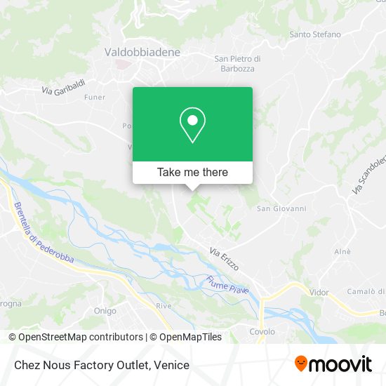 Chez Nous Factory Outlet map