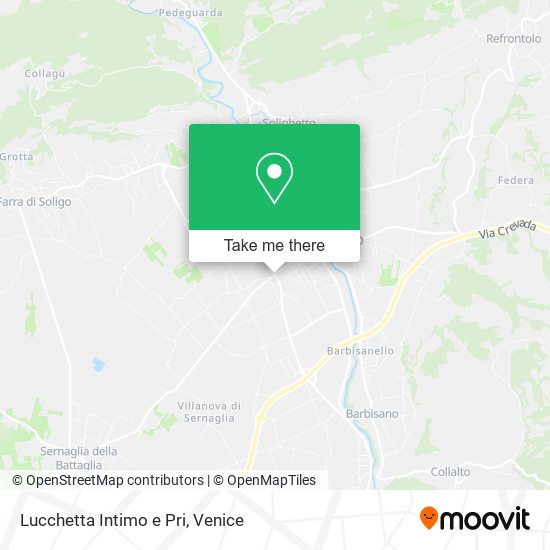 Lucchetta Intimo e Pri map