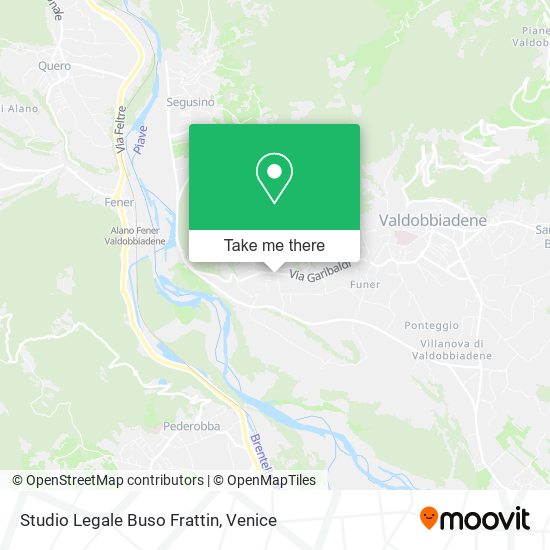 Studio Legale Buso Frattin map