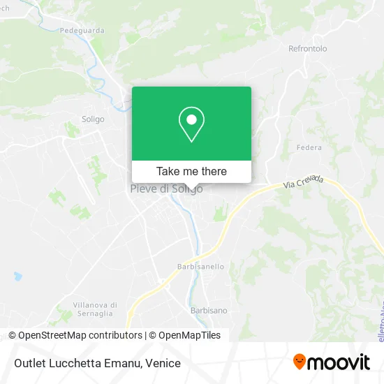 Outlet Lucchetta Emanu map