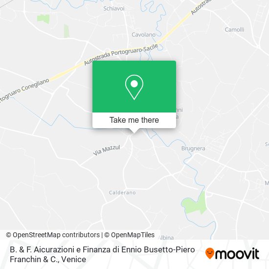 B. & F. Aicurazioni e Finanza di Ennio Busetto-Piero Franchin & C. map