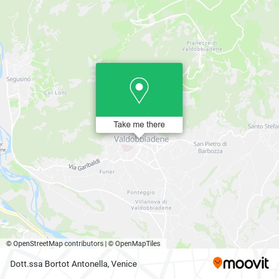 Dott.ssa Bortot Antonella map