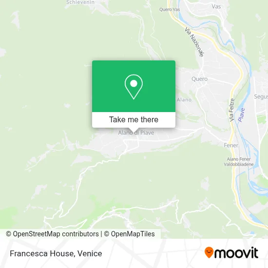 Francesca House map
