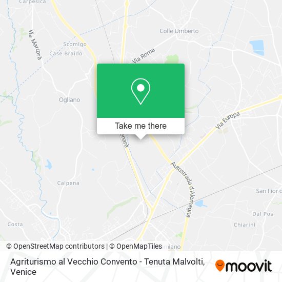 Agriturismo al Vecchio Convento - Tenuta Malvolti map