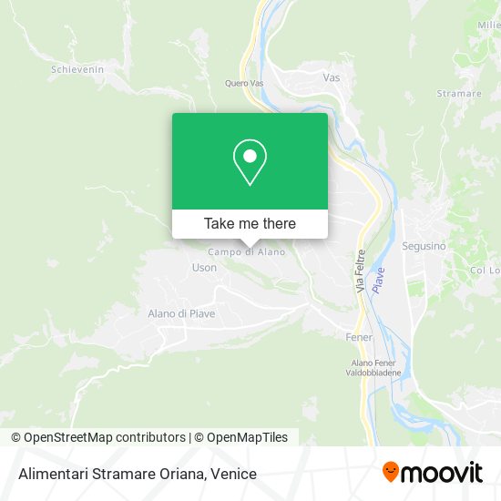 Alimentari Stramare Oriana map
