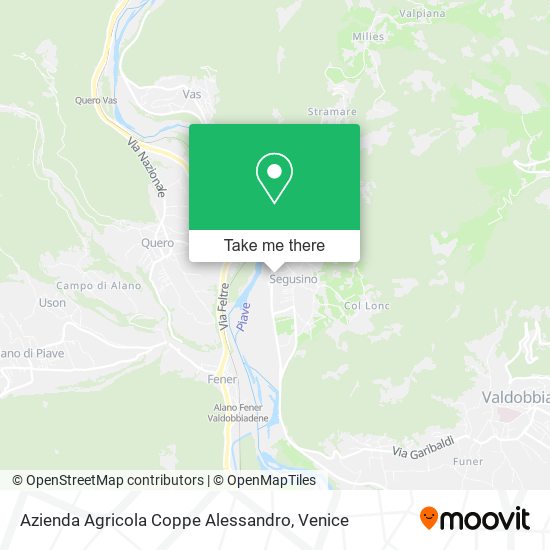 Azienda Agricola Coppe Alessandro map