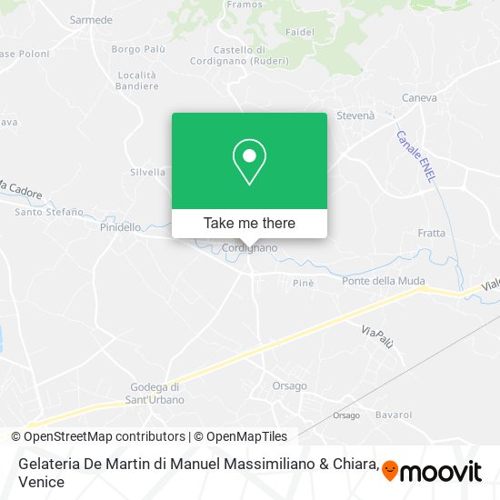 Gelateria De Martin di Manuel Massimiliano & Chiara map