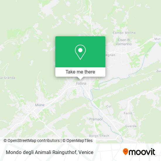 Mondo degli Animali Rainguthof map