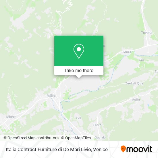 Italia Contract Furniture di De Mari Livio map