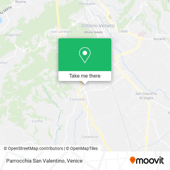 Parrocchia San Valentino map